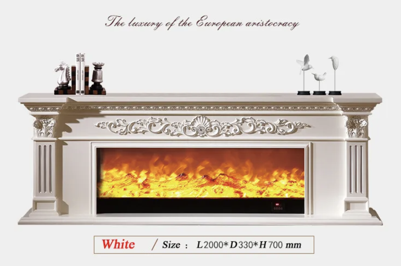 NEPTUN, semineu electric clasic cu incalzire, 2000 MM, perfect pentru decorațiuni interioare 10 Screenshot 2023 09 30 at 11.00.14