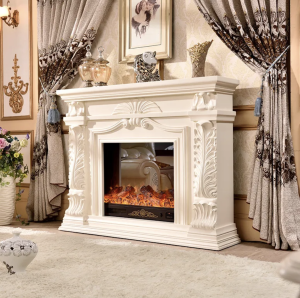 JUPITER, semineu electric clasic cu incalzire, 1200 MM, perfect pentru decorațiuni interioare 10 Semineu electric renascentist JUPITER