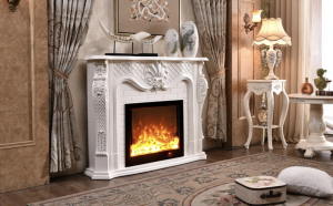 URANUS, semineu electric clasic cu incalzire, 1200 MM, perfect pentru decorațiuni interioare 8 Semineu electric renascentist URANUS