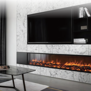 Semineu electric încorporabil cu o latura