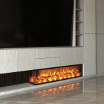 QUARTZ, semineu electric incorporabil cu 2 laturi, perfect pentru decorațiuni interioare 15 QUARTZ cover picture