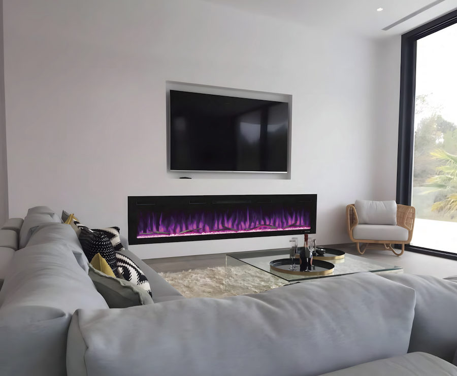 Semineu electric incorporabil - cu incalzire Semineu electric incorporabil - cu incalzire