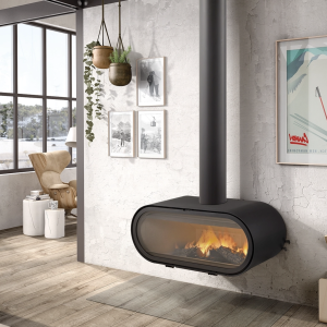 TOWN, semineu pe lemne, 11.5 kW, perfect pentru decorațiuni interioare