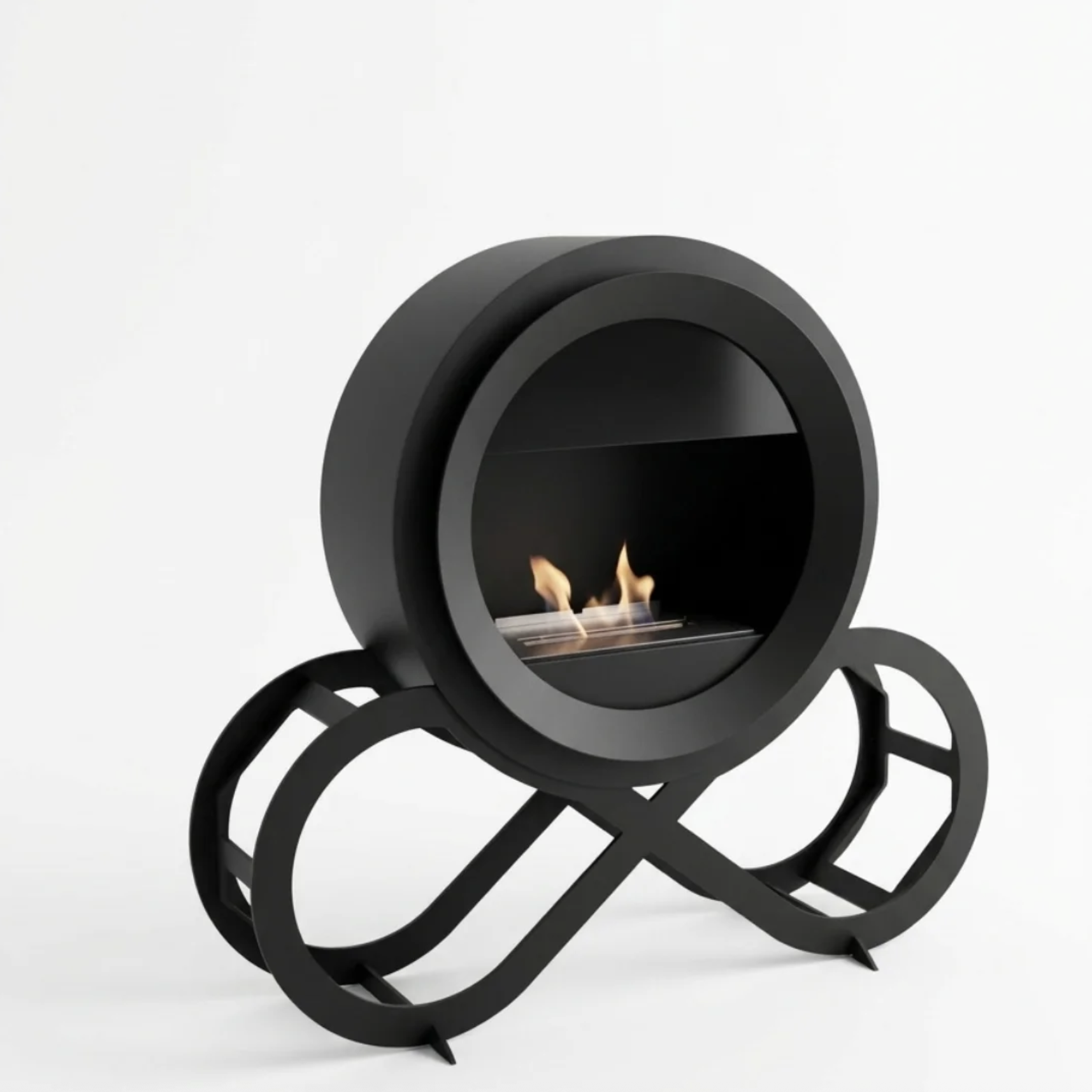 Infinity Round, semineu cu bioetanol , model 60 cm, perfect pentru interior si exterior 81 Infinity Round v16