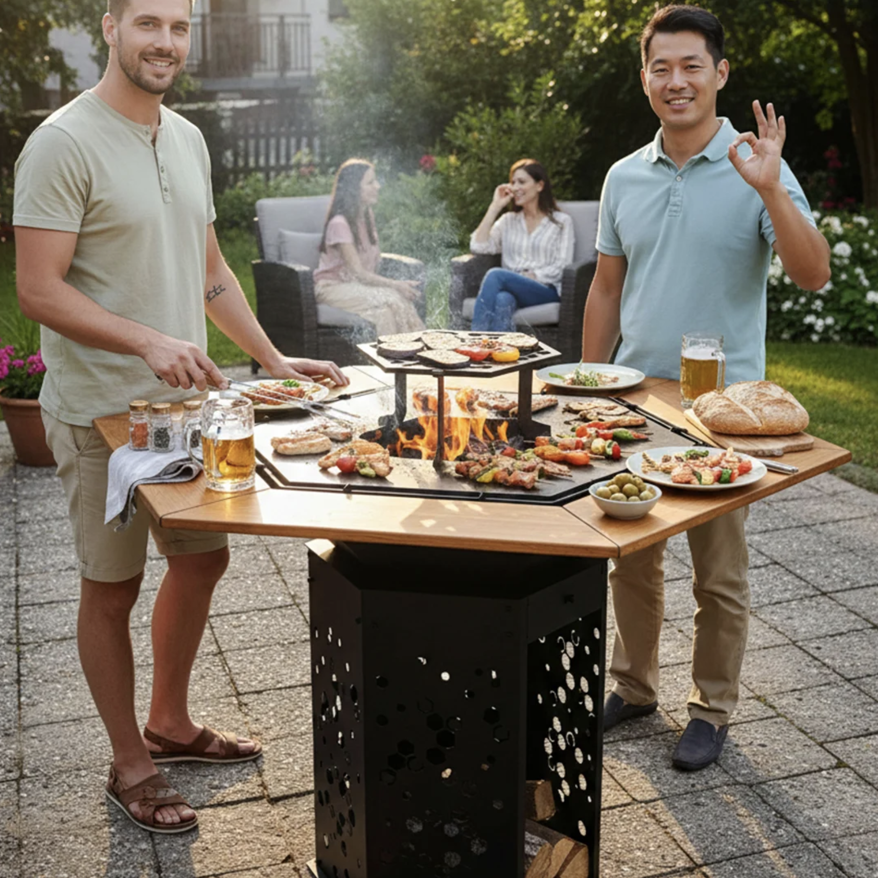 HEX 75, plita pentru gradina, perfect pentru terase si gradini 44 Outdoor HEX v2