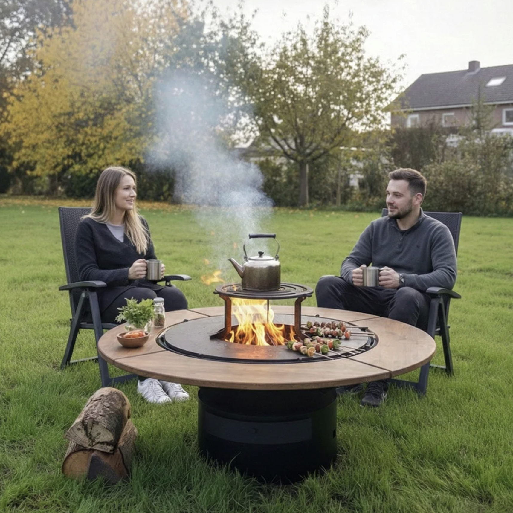 LOUNGE ROUND 75, plita pentru gradina, perfect pentru terase si gradini 202 Outdoor LOUNGE ROUND v4
