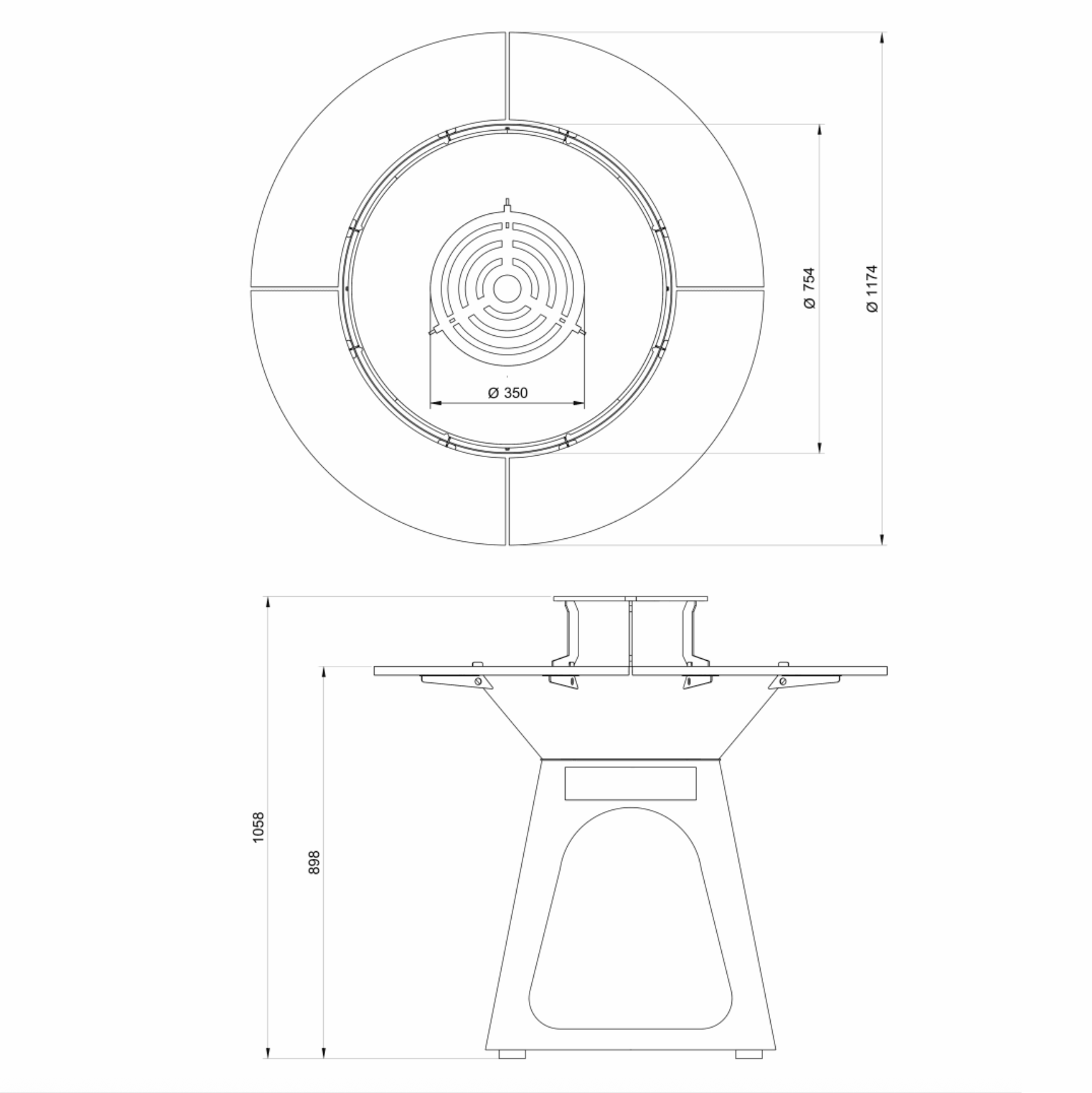 ROUND 75, plita pentru gradina, perfect pentru terase si gradini 11 Outdoor ROUND v10 1
