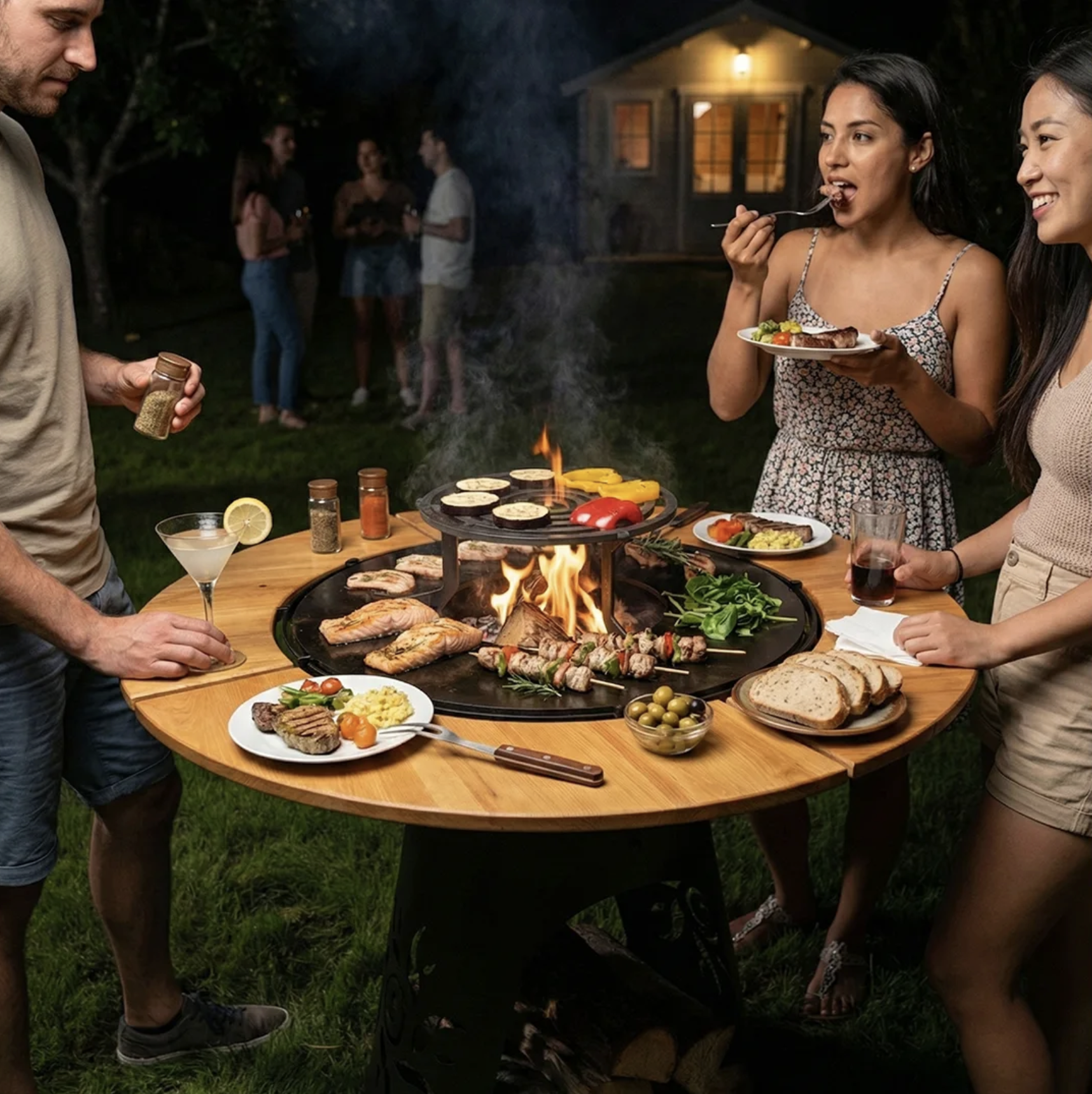 ROUND 75, plita pentru gradina, perfect pentru terase si gradini 4 Outdoor ROUND v3