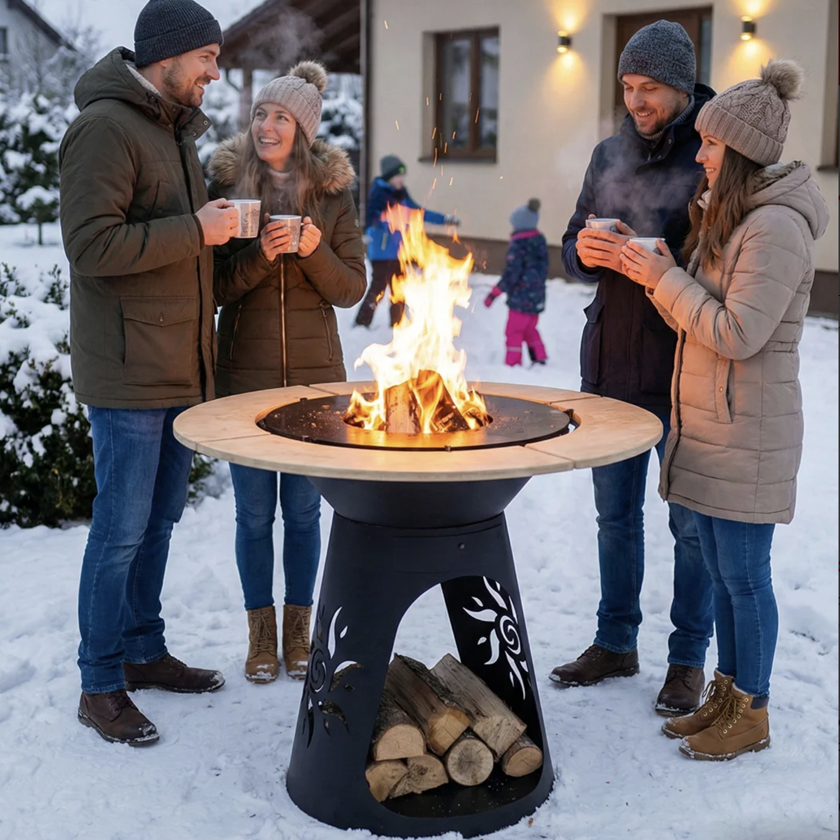 ROUND 75, plita pentru gradina, perfect pentru terase si gradini 5 Outdoor ROUND v4